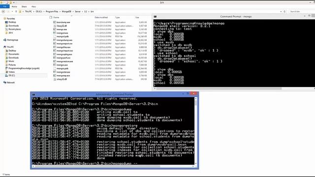 MongoDB PRO tutorial Session 3 Backup and Restore in Telugu смотреть онлайн