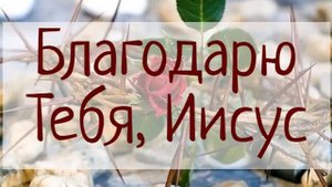 Благодарю Тебя, Иисус (+ текст)