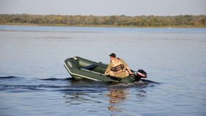 Мотор Фишер 2 5 на лодке Колибри 280СТ vk.com/go.fishing