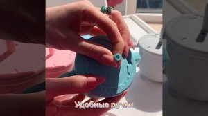 Силиконовая чашка-непроливайка с трубочкой | MegaZayka