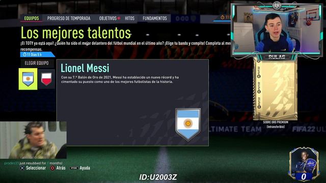 Como CONSEGUIR a MESSI TOTY GRATIS! FIFA 22 смотреть онлайн