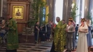 Венчание в Казанском соборе Санкт-Петербурга.mp4