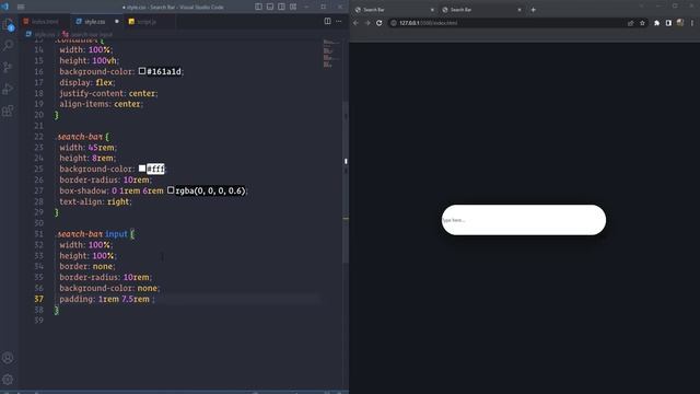 How to Make Search Bar with HTML, CSS, and JavaScript смотреть онлайн