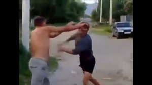 Уличное рубилово накауты!