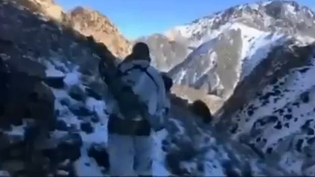 Охота на горного козла, охота в горах Киргизии. Трофейная охота.