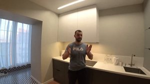 Крупноформатный керамогранит на кухонный «фартук»
