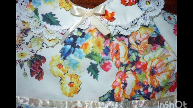 Красивое платье для куклы с теплой накидкой. смотреть онлайн