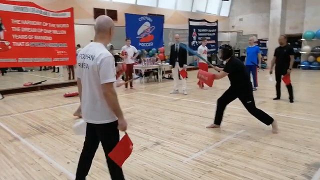 2-й этап кубка Москвы 2023, спочан, даны, татэ текен (щит и меч) А. Бауров @ Д. Потапов - финал 2:1