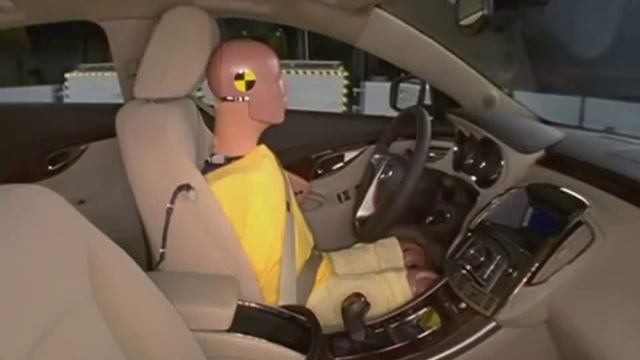 2010 Buick LaCrosse side IIHS crash test смотреть онлайн
