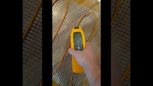 Нахождение разрыва теплого пола fluke 2042. Полный разрез кабеля, наглядный пример