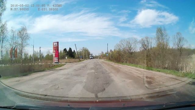 Пригород и улицы города Старая Русса (02.05.2016 г.) смотреть онлайн