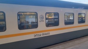 ЭП2Д-0046 Столбовая - Волоколамск на станции Марьина Роща, D2. 8 мая 2023г.