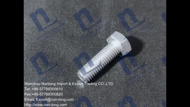Aluminium 6061 DIN933 ISO 4017 Hexagon Head Screws | Wenzhou Nanlong смотреть онлайн