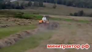 Грабли ворошилки колёсно пальцевые - Сгребание сена