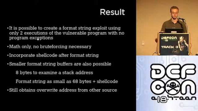 Defcon 18 Advanced format string attacks Paul Haas Part смотреть онлайн