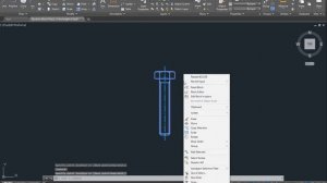 AutoCAD Dynamic Block Practical Stretch the length of bolt