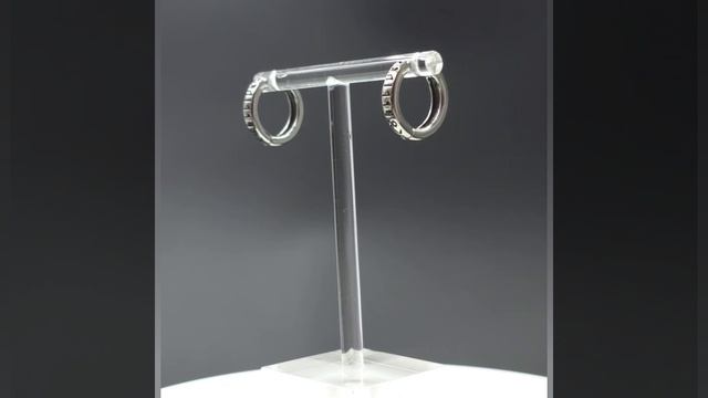 Серьги круглые "Руны" из коллекции готических украшений в стиле unisex от StarfallShop