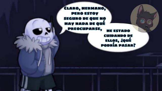 Sans cuida al humano Cómic: Undertale Fandube en español latino смотреть онлайн