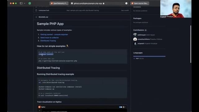 PHP - Monitoring A PHP Application With OpenTelemetry And SigNoz
