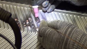 Пайка тонкой нержавейки аппаратом холодной сварки ANDELI TIG 250MPL