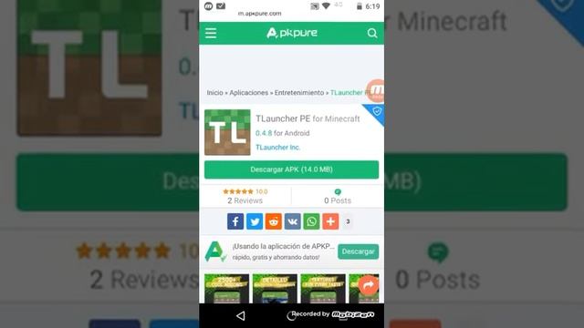 Cómo descargar TLauncher Minecraft pe смотреть онлайн