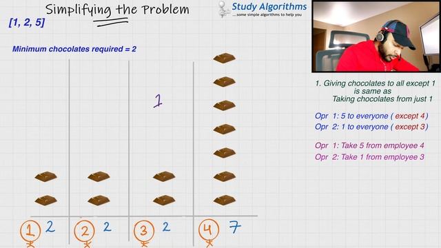 HackerRank - Equal | Full Solution with Simplified Examples and Visuals | Study Algorithms смотреть онлайн