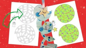 Christmas Spiral Crafts