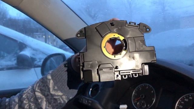 Ремонт улитки в подрулевом блоке (vw tiguan), часть 1 смотреть онлайн