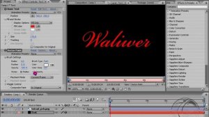 Создание рукописного текста Adobe After Effects