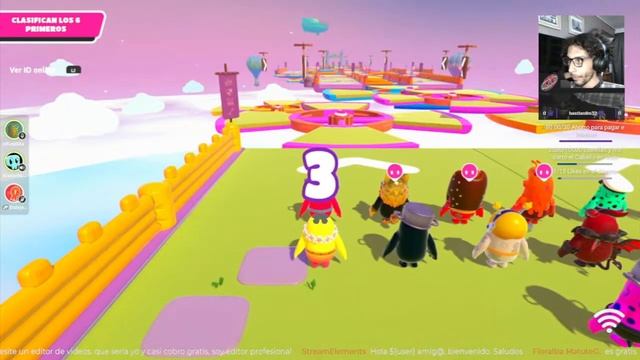 ? En Vivo jugando fall guys con Seguidores смотреть онлайн