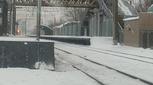 Электропоезд ЭД4М-0465 "РЭКС" сообщение Москва-Казанская – Раменское (Последний день осени)
