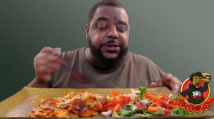 Cheesy Pizza Pasta Mukbang - POSITIVE VIBES ONLY!