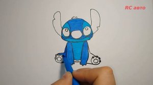 Как нарисовать стич / how to draw а stitch