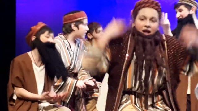 Max at Joseph and the Technicolor dream coat