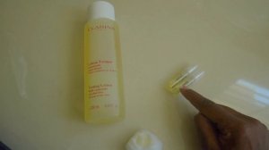 Clarins Toning Lotion + Lotus Oil