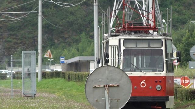 Живописный трамвай в посёлке Черёмушки. Саяно-Шушенская ГЭС смотреть онлайн