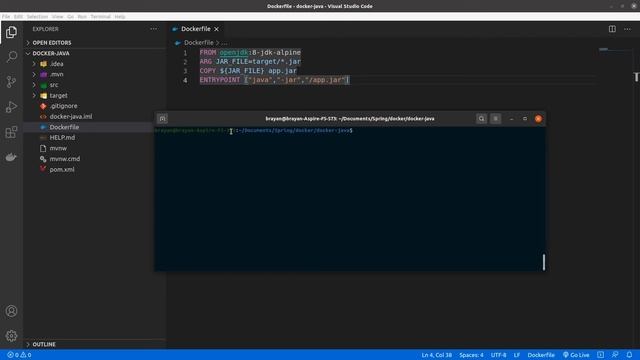 Crear imagen de spring boot con docker смотреть онлайн