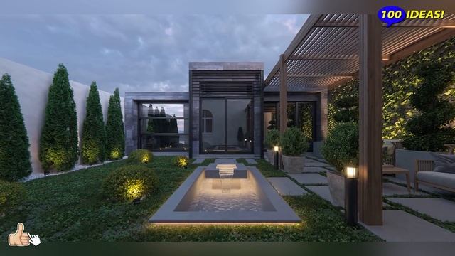 80 beautiful landscape design ideas in the style of "High-Tech"! смотреть онлайн