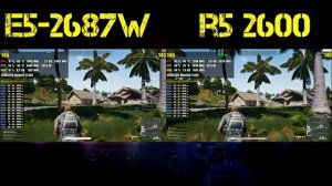 XEON E5-2687W VS RYZEN 5 2600