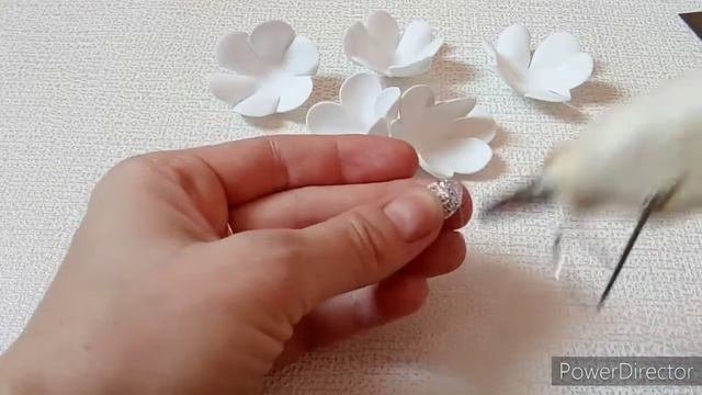 Цветы из фоамирана!