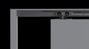 CR-187 Раздвижная система с двусторонним доводчиком для деревянных дверей