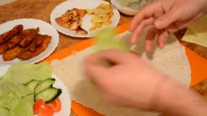 Чикен-Ролл и Фиш-Ролл готовим дома. Очень вкусные домашние роллы.