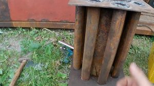 Печь на отработке своими руками ( часть 1)