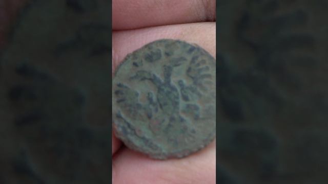 Медная монета Полушка-гнилушка #shorts #другаяжизнь #metaldetecting #меднаямонета #полушка