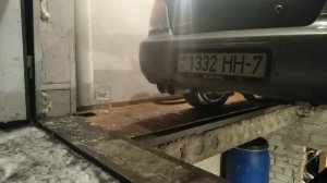Subaru Impreza ej253 stock exhaust with Buzzer muffler.