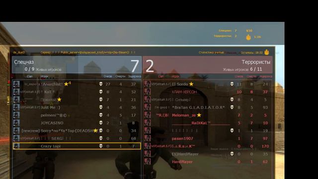 Стрим по Counter-Strike Sourse гамаю как царь Го 115 подписчиков смотреть онлайн