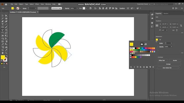 Separating FILL from STROKE in Adobe Illustrator смотреть онлайн
