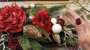 Мастер класс новогодняя композиция, декор на стол