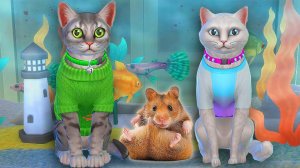 ТОМ 2 В The Sims 4 АНДЖЕЛА ЖДЕТ КОТЯТ | ХОМЯК УКУСИЛ ЗА НОС
