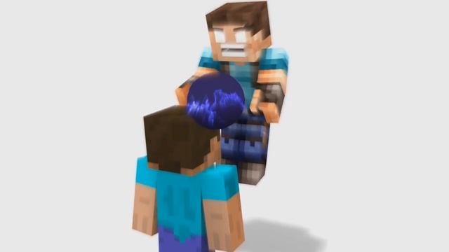 Steve VS Herobrine - Minecraft Animation смотреть онлайн
